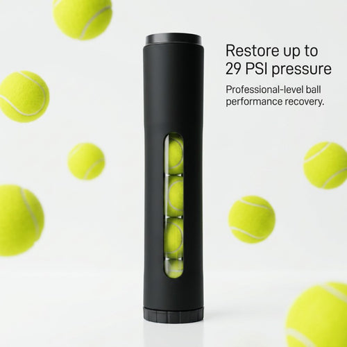 4-Ball Capacity | Velox Automatic Tennis Ball Restorer for Tennis & Padel – 2nd Generation | Restores Up to 29 PSI