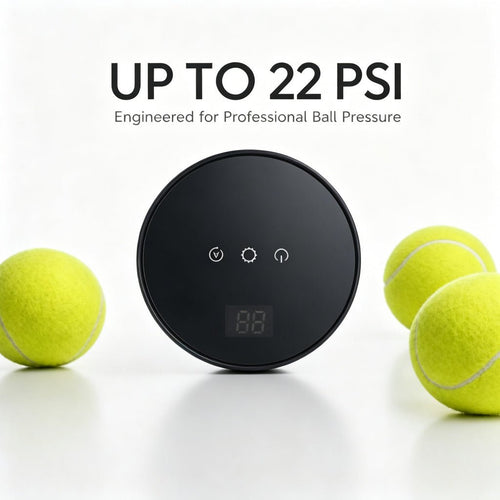 Velox 1st Gen restores tennis balls up to 22 PSI