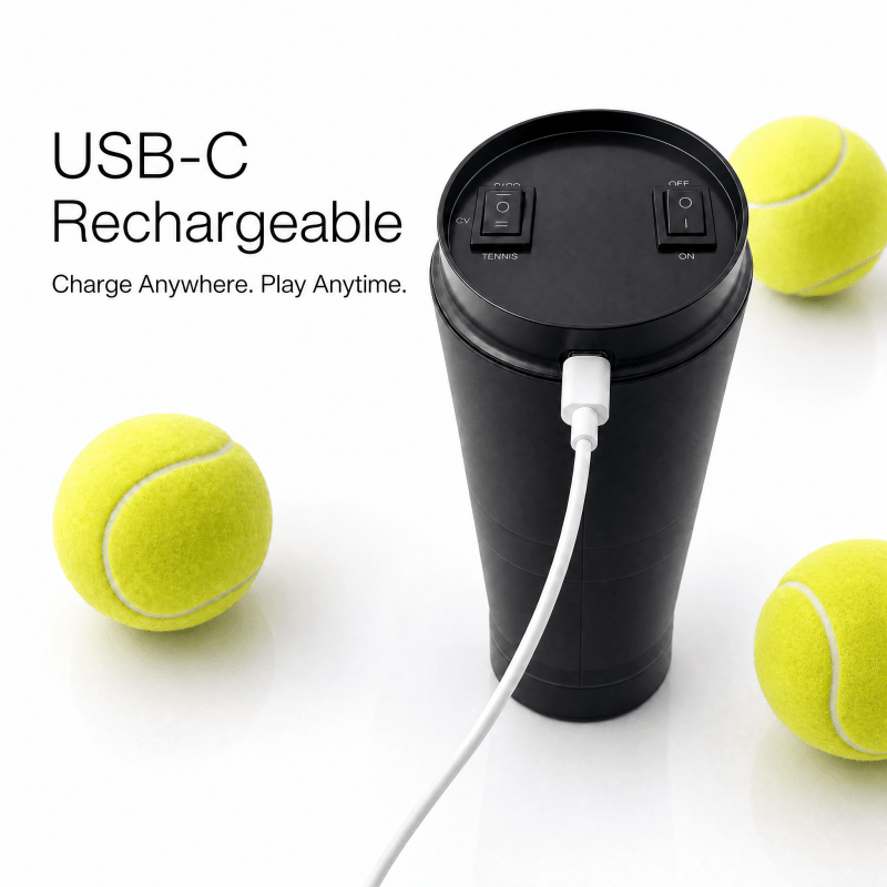 4-Ball Capacity | Velox Automatic Tennis Ball Restorer for Tennis & Padel – 2nd Generation | Restores Up to 29 PSI -Velox-sport