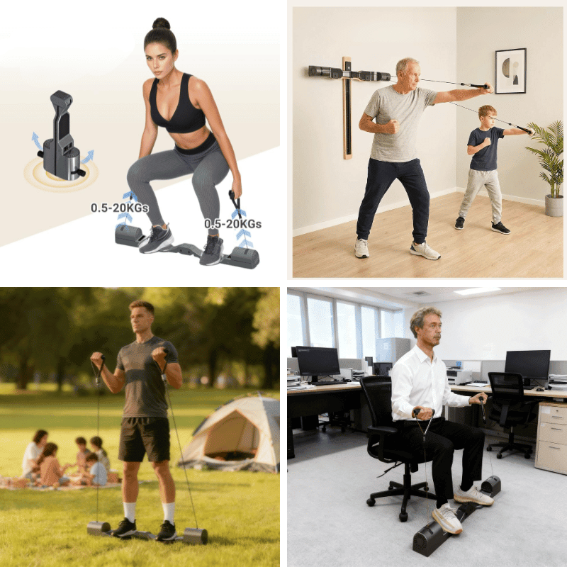 AM9 Smart Home Gym System – Portable All - in - One Digital Resistance Trainer - Velox - sport