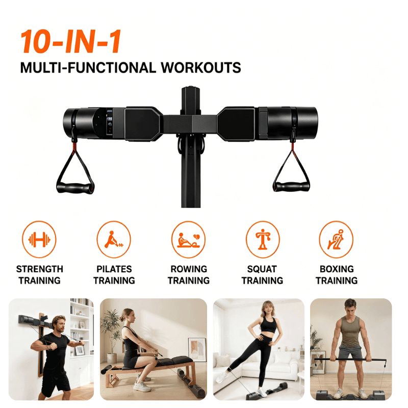 AM9 Smart Home Gym System – Portable All - in - One Digital Resistance Trainer - Velox - sport