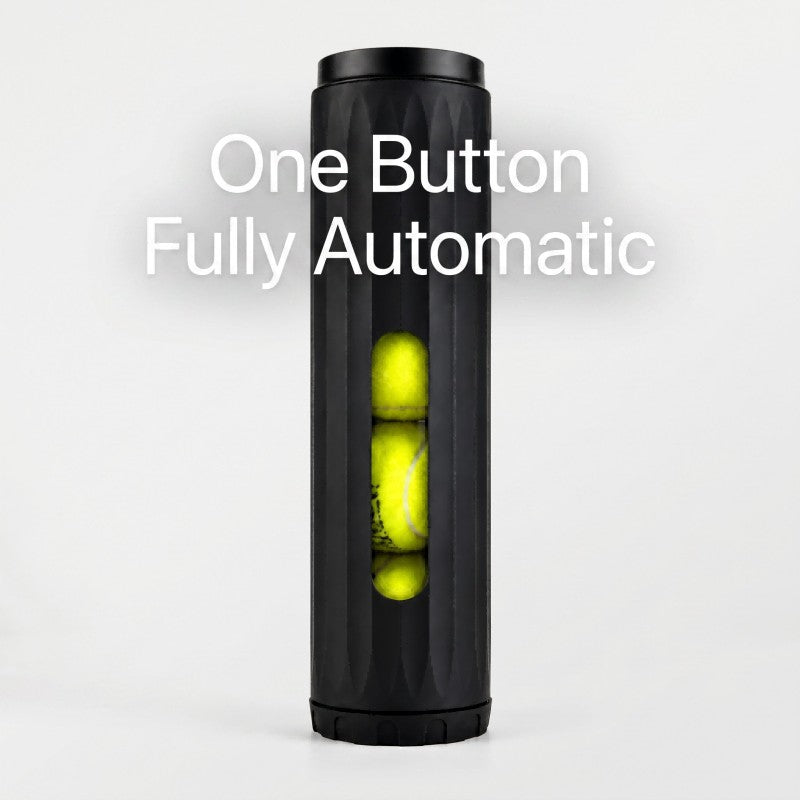 Rechargeable tennis ball pressure recovery device restoring balls up to 29 PSI