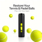 Automatic tennis and padel ball pressure restorer with smart recovery technology